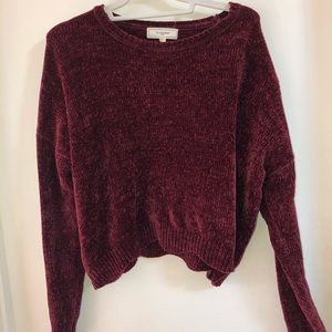 Soft maroon sweater